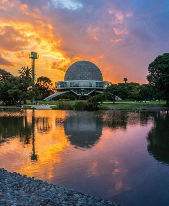 Planetario Galileo Galilei at sunset